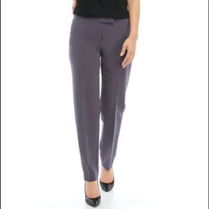 NWT Anne Klein Stretch Bowie Pant in Black Forest